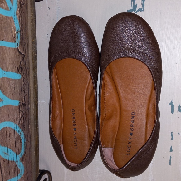 Lucky Brand Brown Ballet Flats - Picture 10 of 12